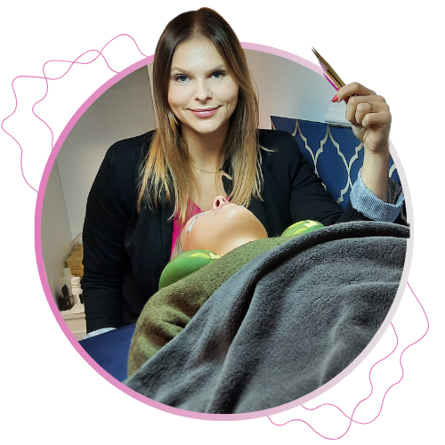 stylistka podczas pracy